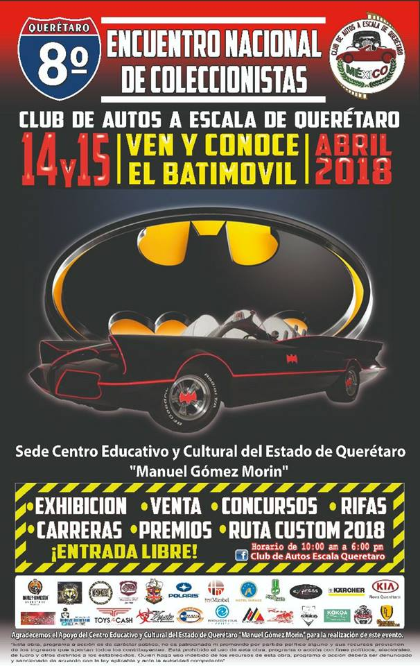 8vo Encuentro Nacional de Coleccionistas Club de Autos a Escala | Querétaro  Mio